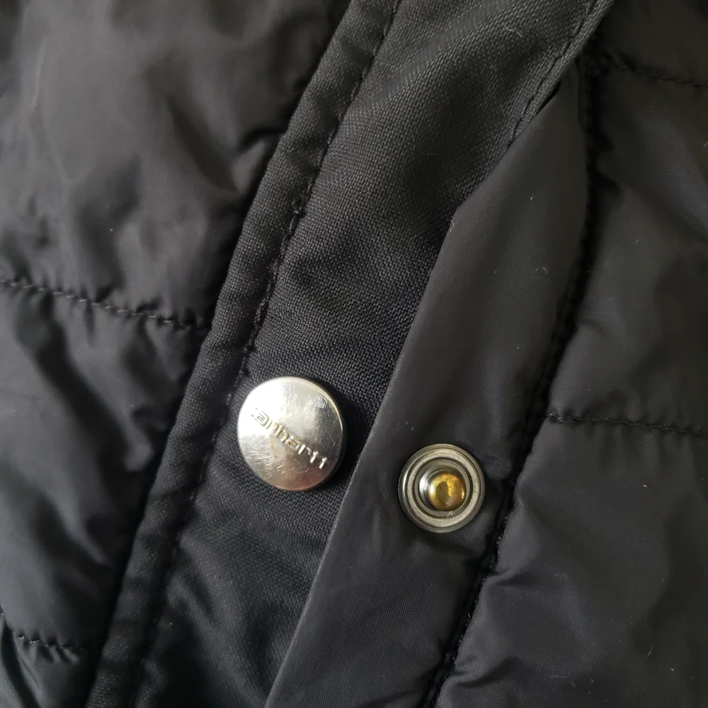 Carhartt Jacket Womens Amoret Black Puffer Coat Quilted #45 - Picture 7 of 12